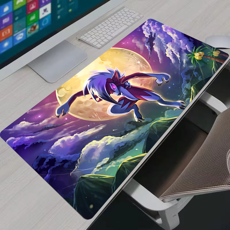Pc Gaming Keyboard - Computer Mouse Pad Gaming P-pokemon Lycanroc
