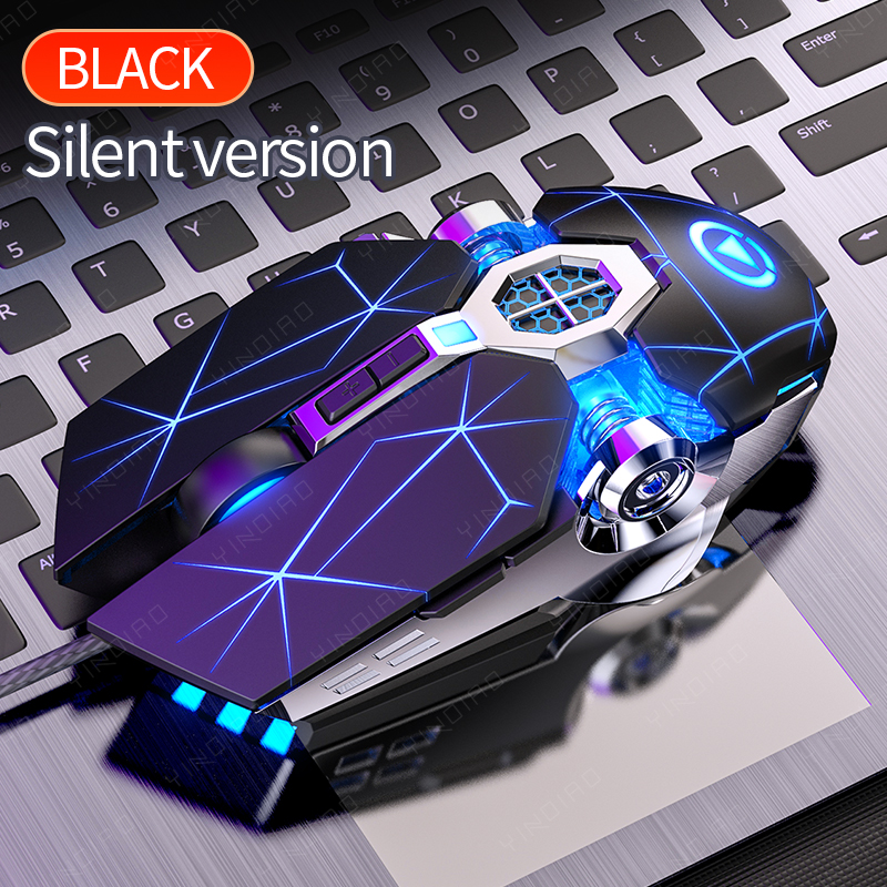 Pc Gaming X3D - Ergonomic Wired Gaming Mouse RGB Mute