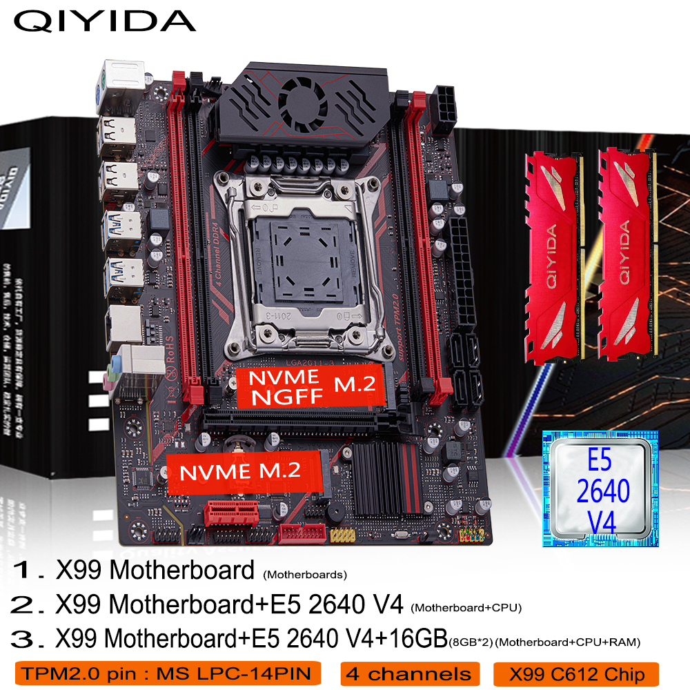Pc Gaming Xeon - X99 Gaming Motherboard Set Kit With