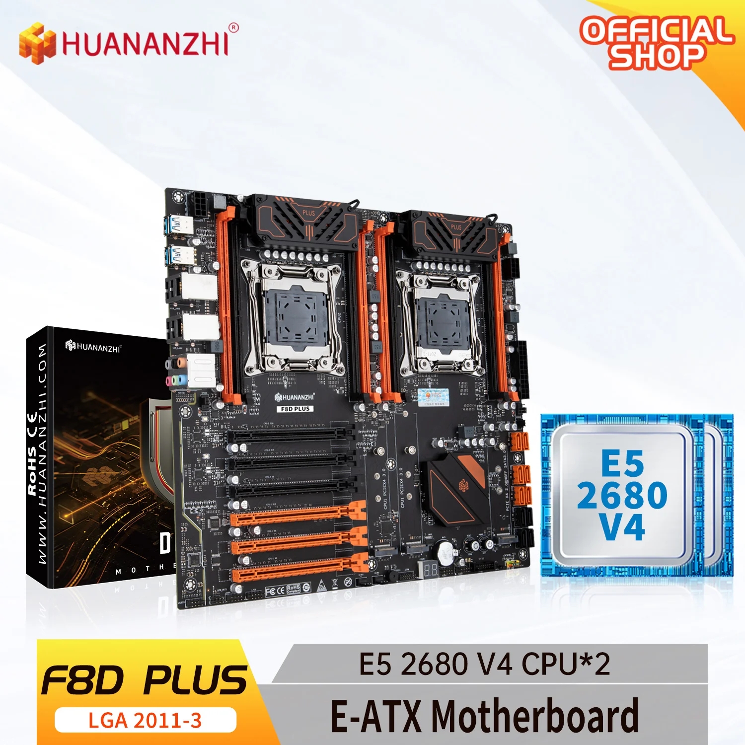 Pc Gaming Xeon - HUANANZHI X99 F8D PLUS LGA 2011-3