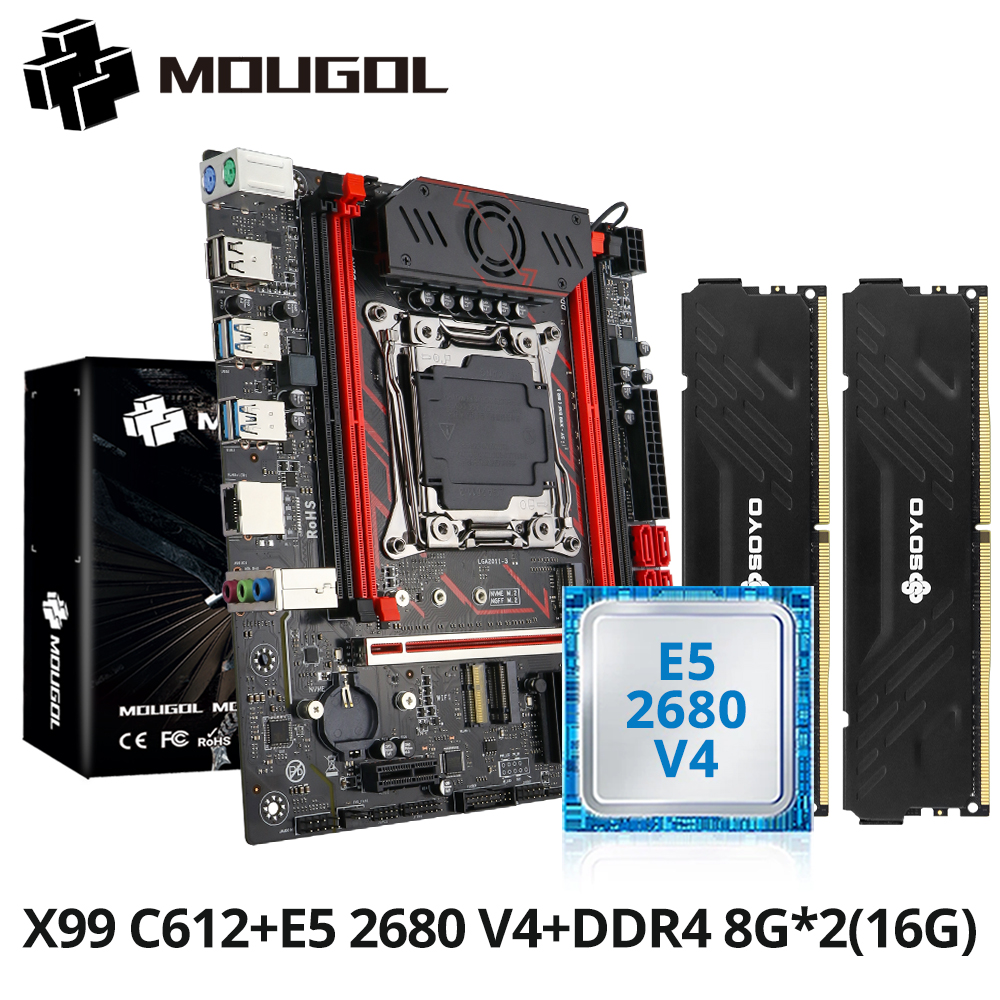 Pc Gaming Xeon - MOUGOL X99 Motherboard Kit C612 Chip