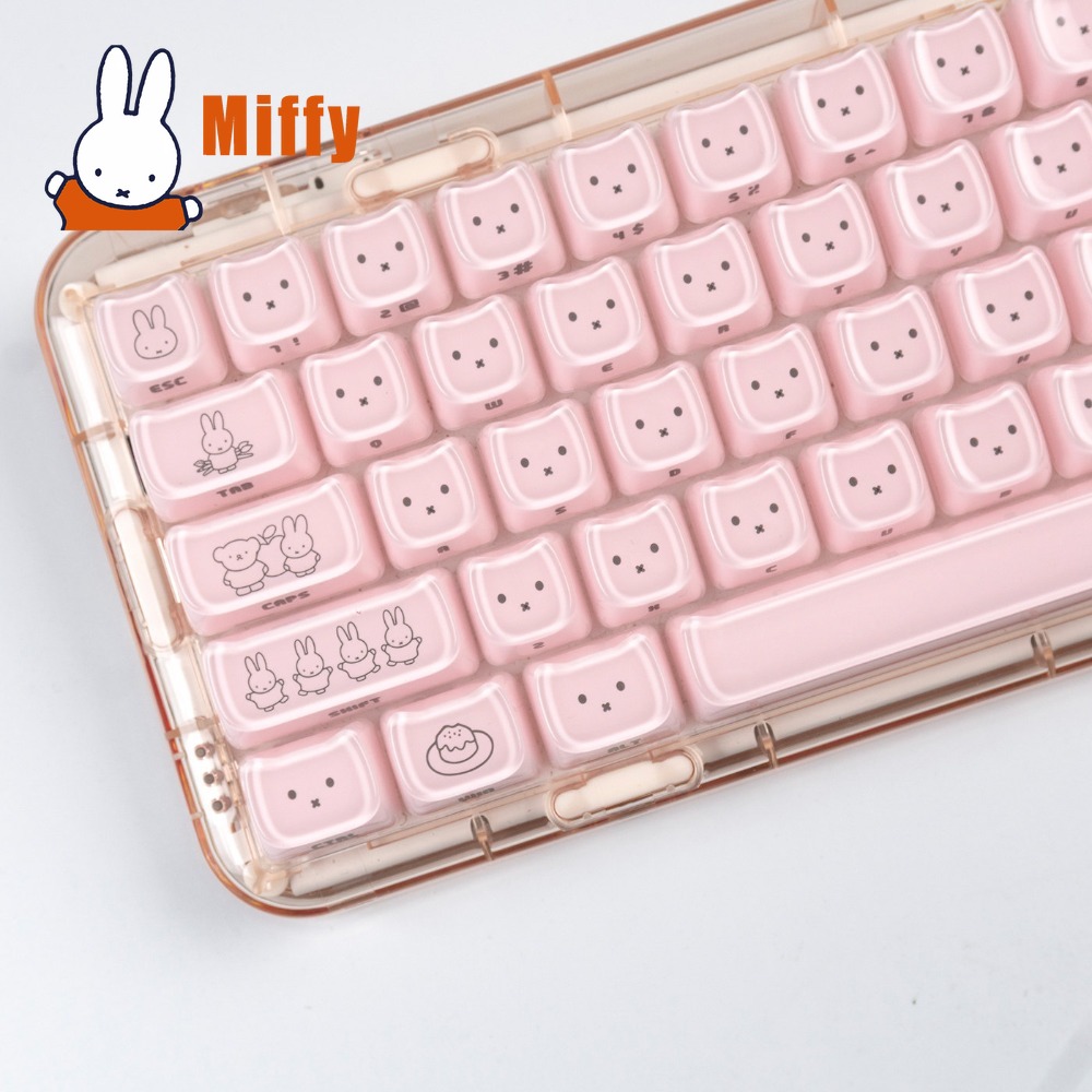 Kawaii Miffy Keycaps Cute Rabb - огляд і ціна Pc Gaming Keyboard