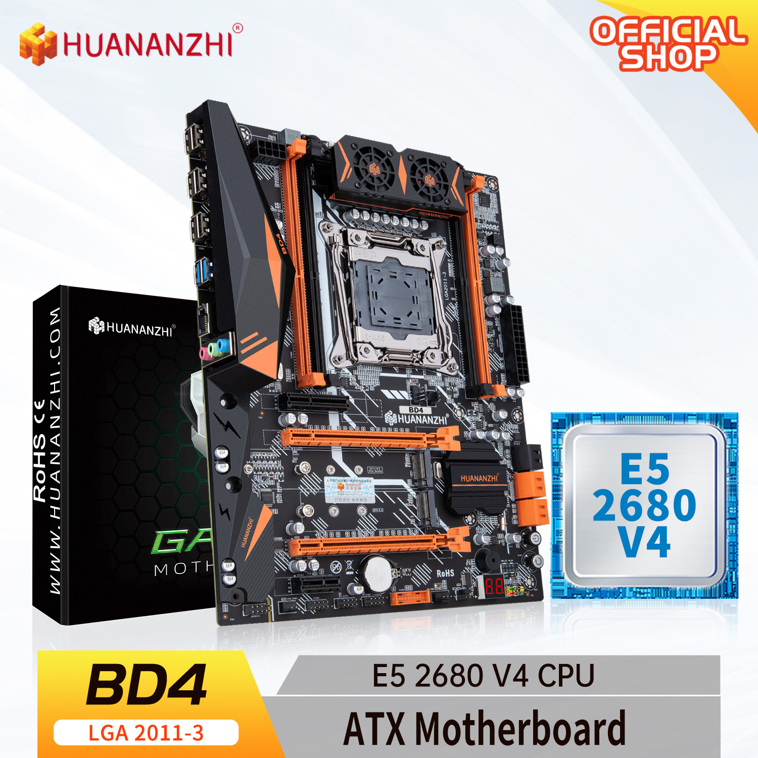 HUANANZHI X99 BD4 with E5 2680 - огляд і ціна Pc Gaming Xeon