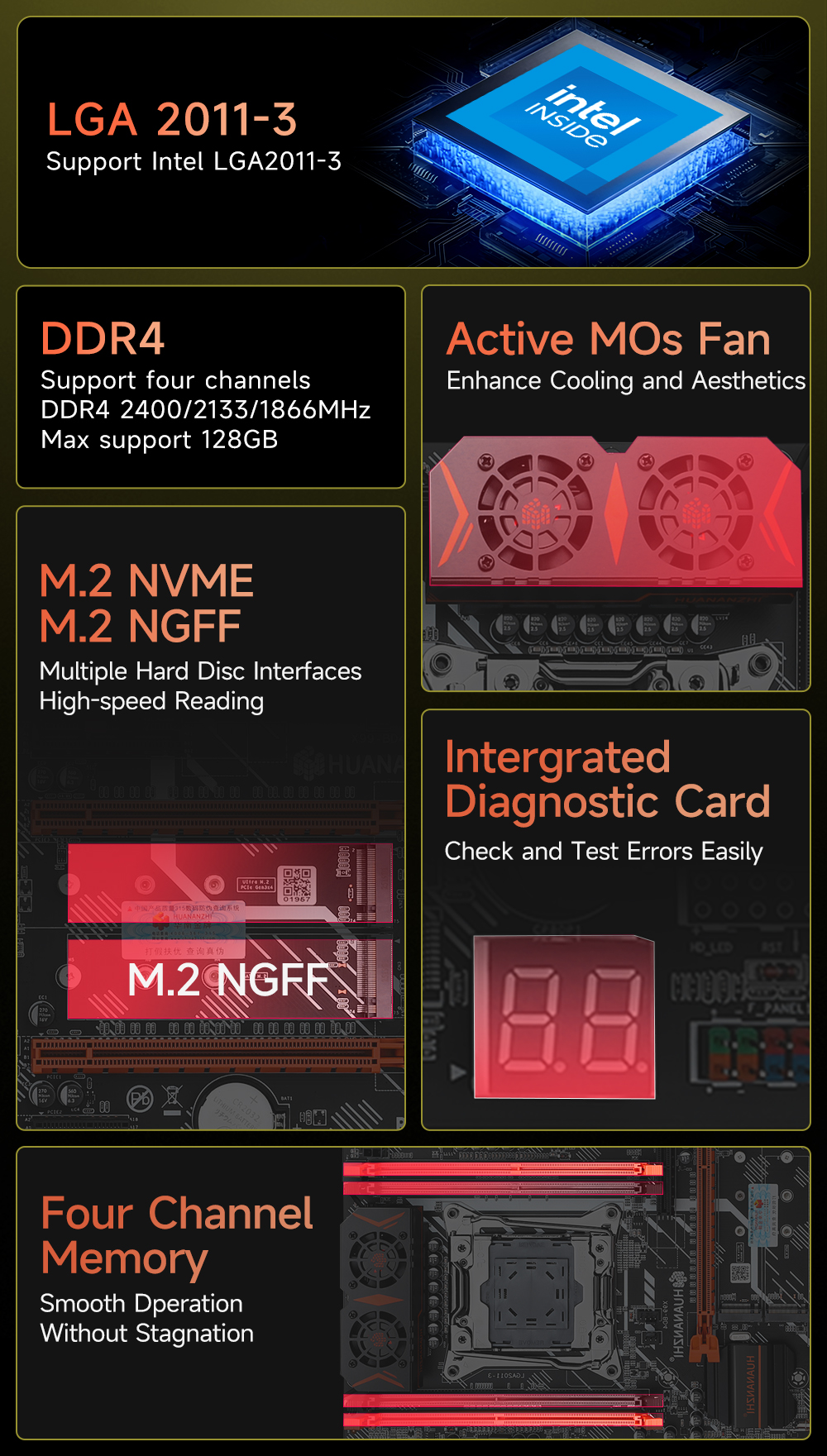 HUANANZHI X99 BD4 with E5 2680 - огляд і ціна Pc Gaming Xeon