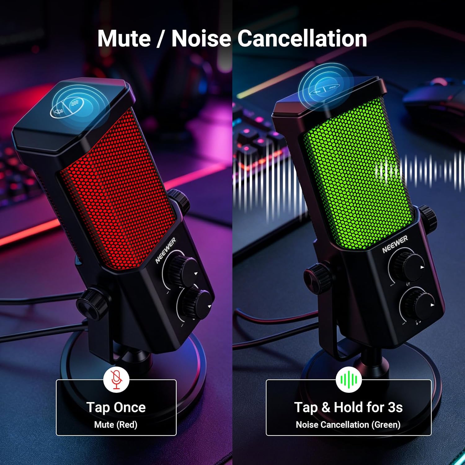 AI USB Podcasting Microphone,  - огляд і ціна Pc Gaming Rgb