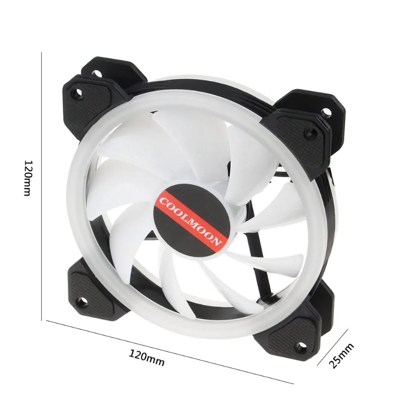120mm RGB Quiet Adjustable PC  - огляд і ціна Pc Gaming Rgb