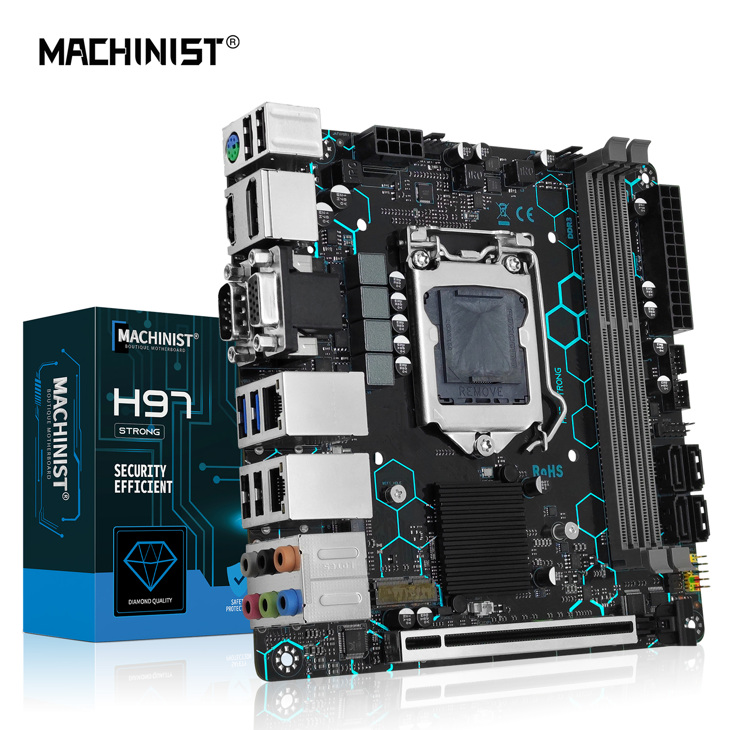 MACHINIST H97 STRONG Motherboa - огляд і ціна Pc Gaming Xeon