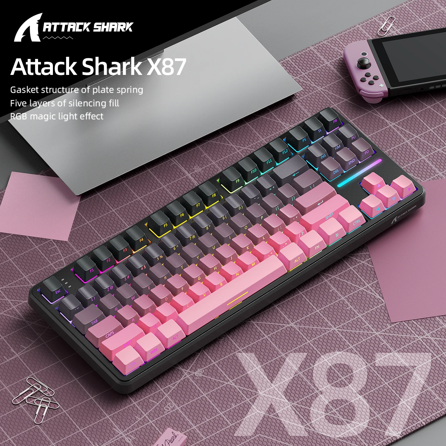 Attack Shark X87 Macro Drive G - огляд і ціна Pc Gaming Rgb