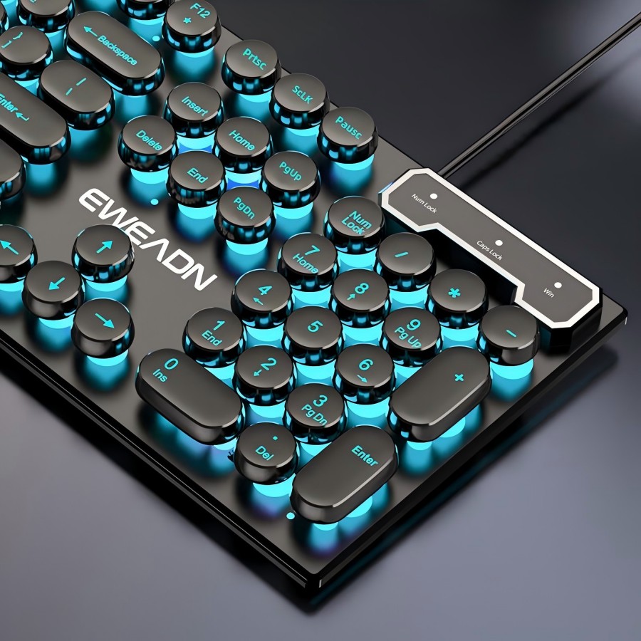 EWEADN Typewriter Gaming Keybo - огляд і ціна Pc Gaming Keyboard