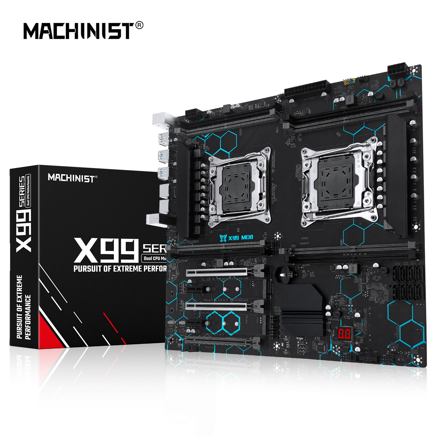 MACHINIST X99 MD8 Motherboard  - огляд і ціна Pc Gaming Xeon
