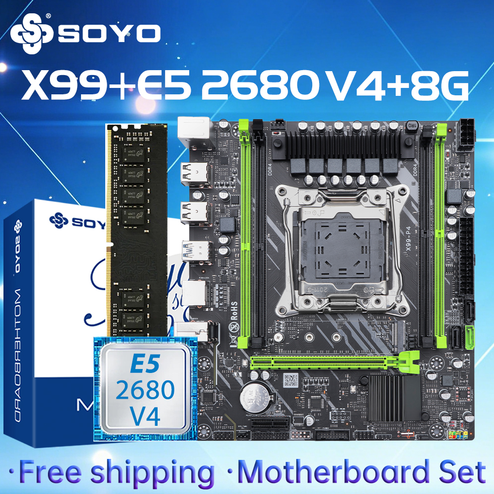 SOYO X99 Gaming Motherboard Se - огляд і ціна Pc Gaming Xeon