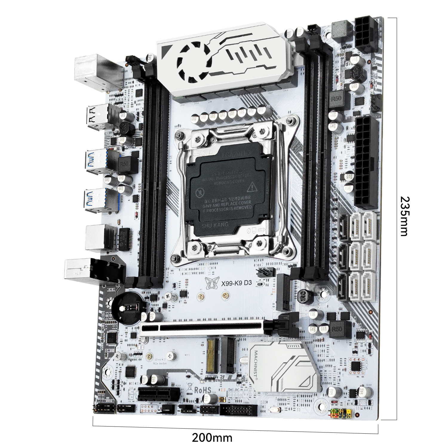 MACHINIST X99 K9-D3 Motherboar - огляд і ціна Pc Gaming Xeon