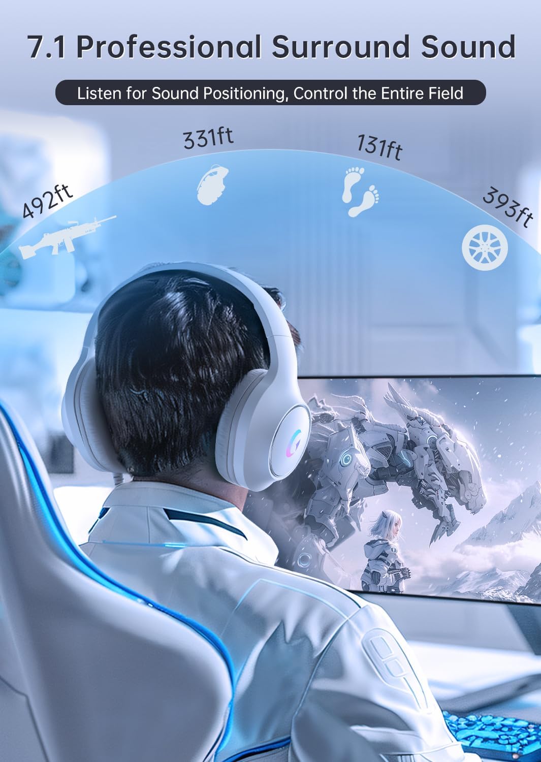 Gaming Headset With 7.1 Surrou - огляд і ціна Pc Gaming Rgb