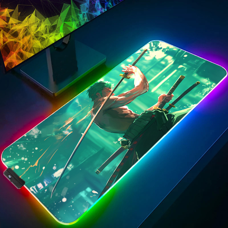 ONE PIECE Zoro Mouse Pad RGB G - огляд і ціна Pc Gaming Rgb