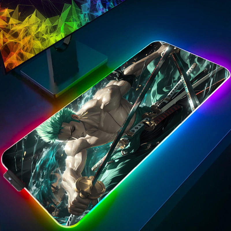 ONE PIECE Zoro Mouse Pad RGB G - огляд і ціна Pc Gaming Rgb