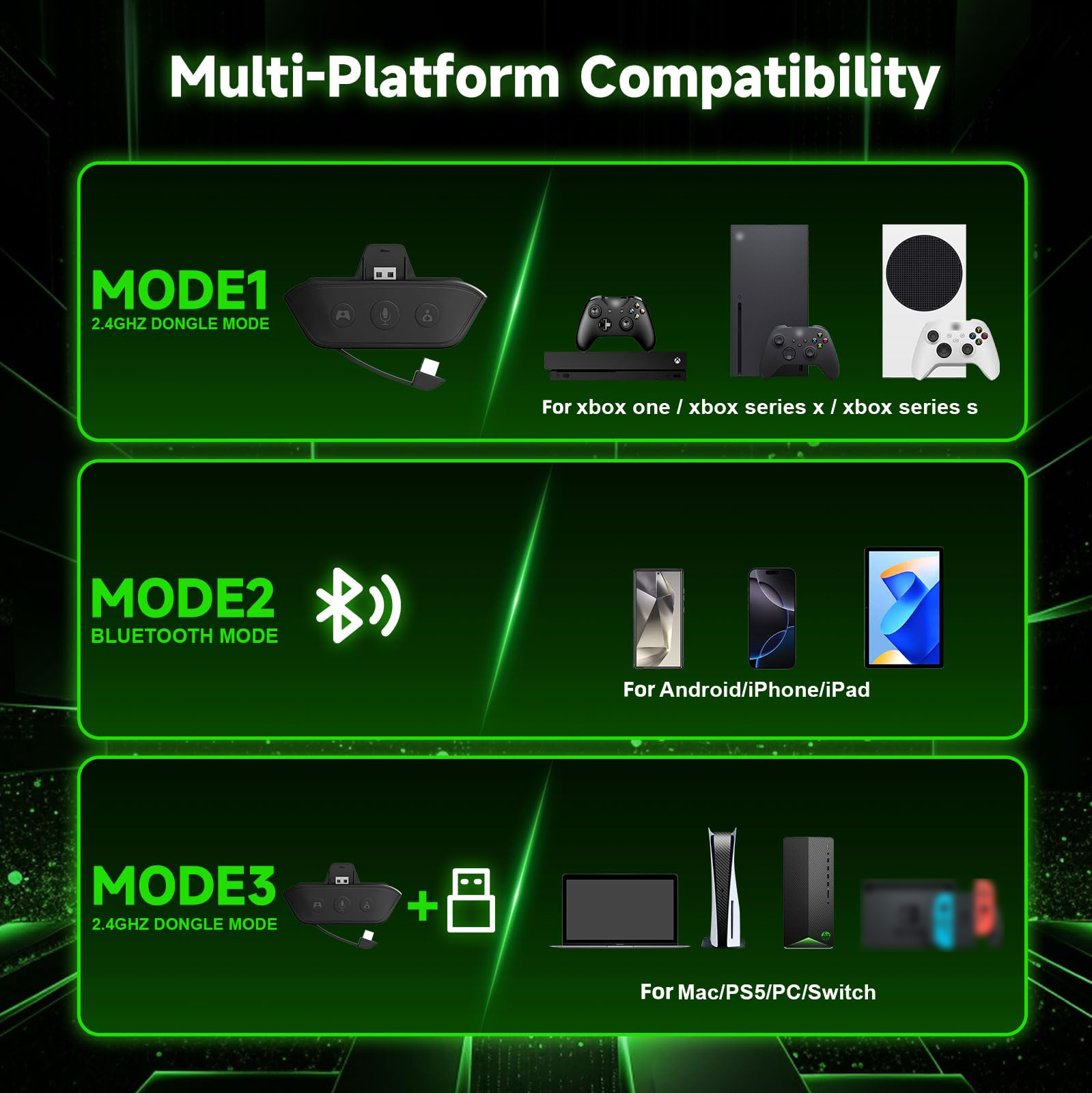 Wireless Gaming Headset for Xb - огляд і ціна Pc Gaming X3D