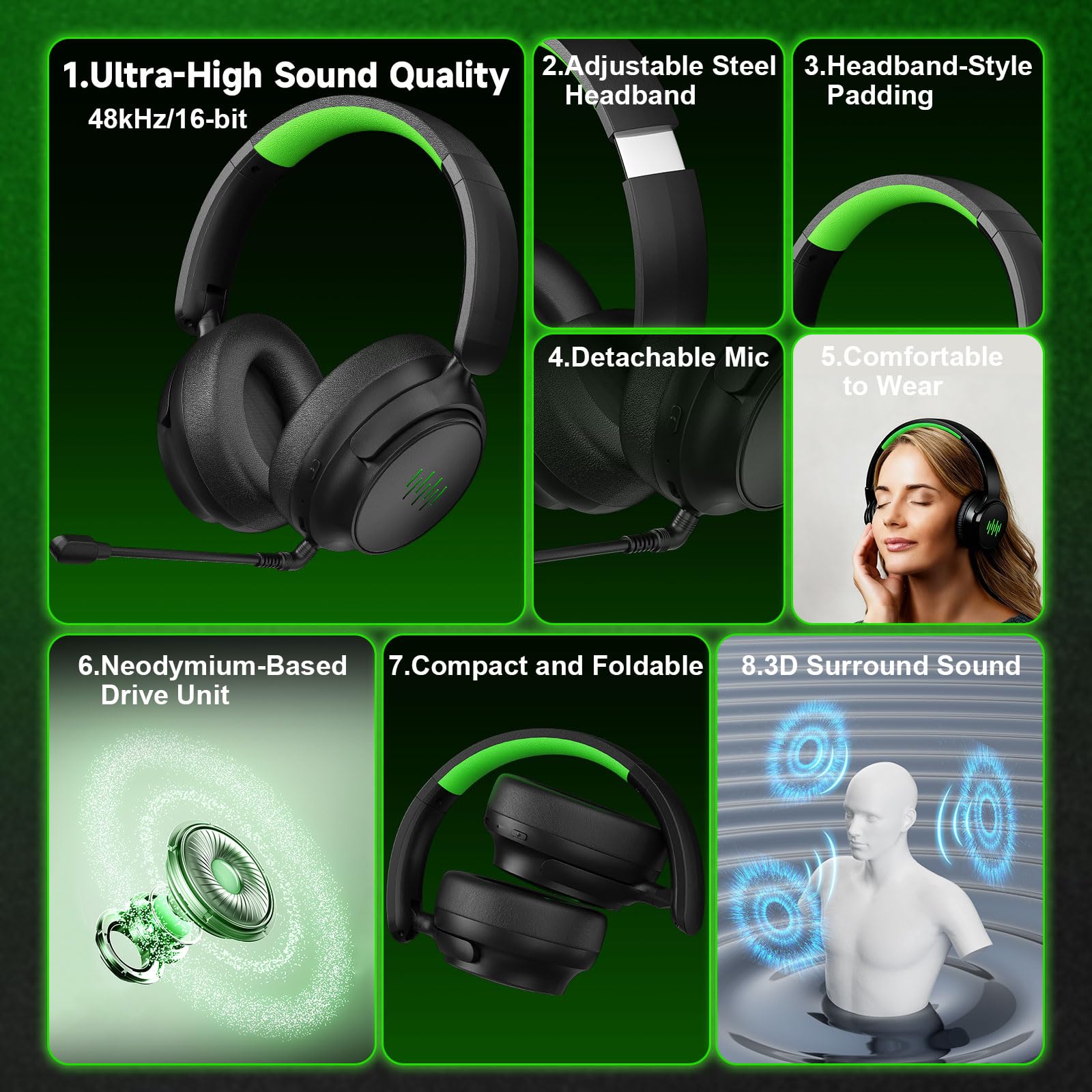 Wireless Gaming Headset for Xb - огляд і ціна Pc Gaming X3D