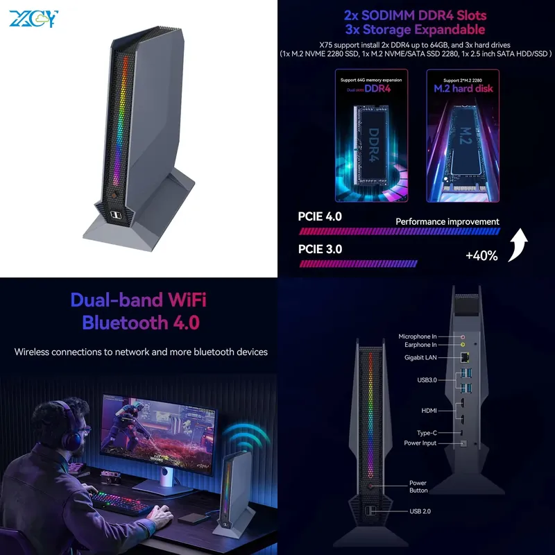 【CHIMU HOME】 Gaming Mini PC Co - огляд і ціна Pc Gaming Rtx 4060