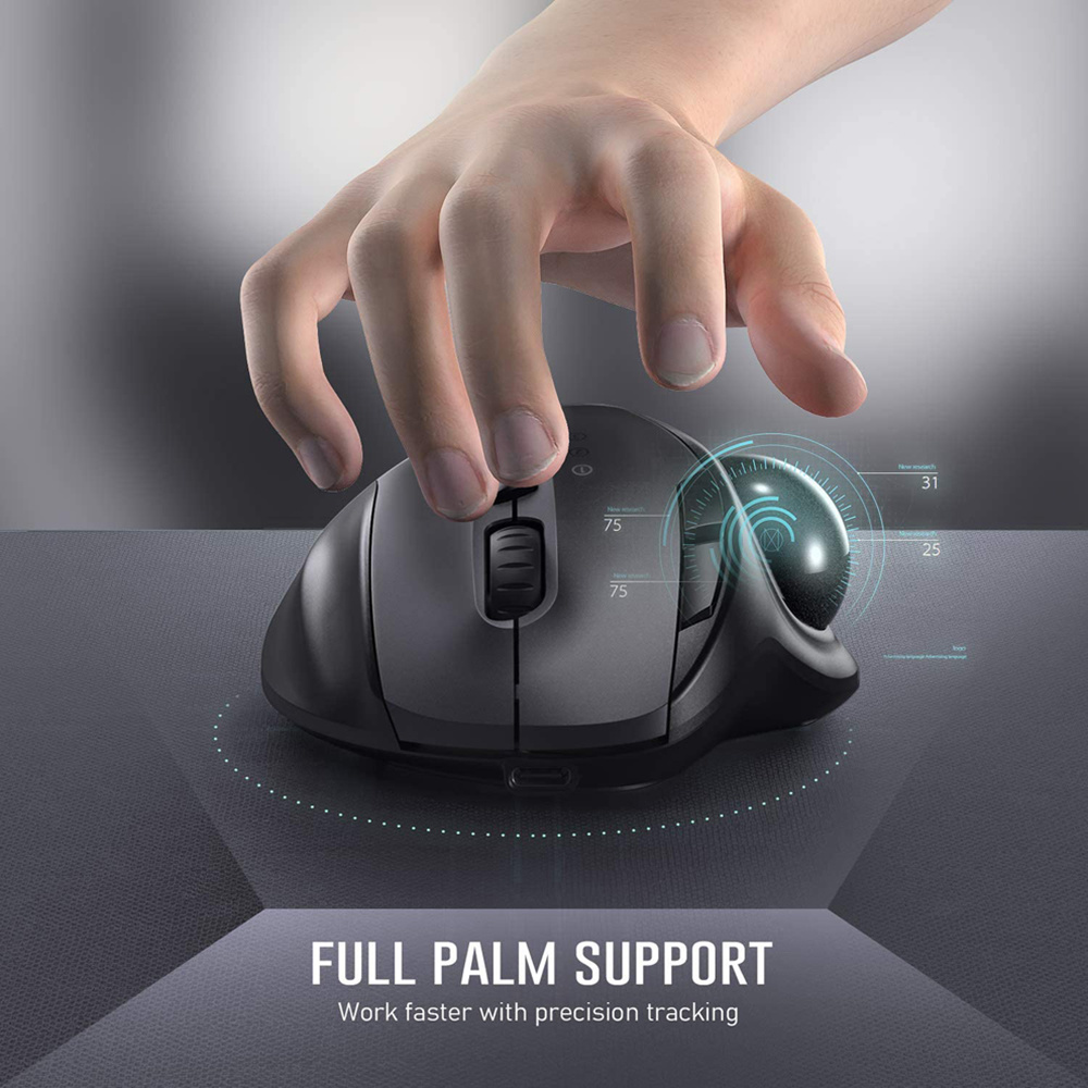 Jomaa Trackball Mouse Bluetoot - огляд і ціна Pc Gaming X3D