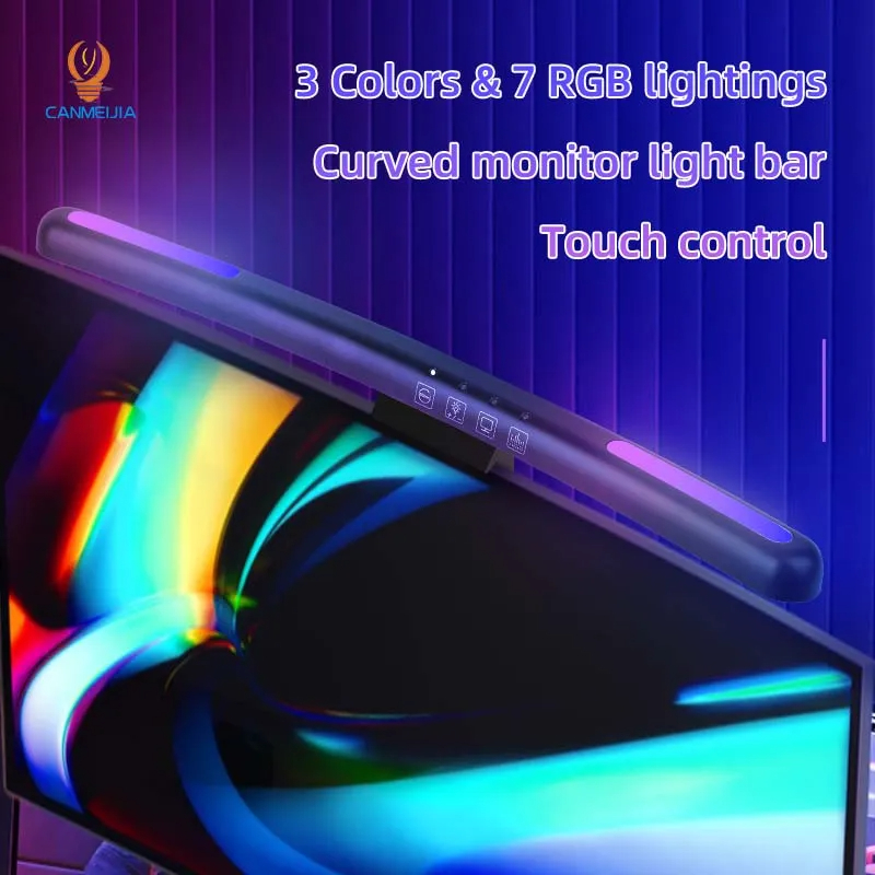 Curved LED Monitor Light Bar U - огляд і ціна Pc Gaming Rgb