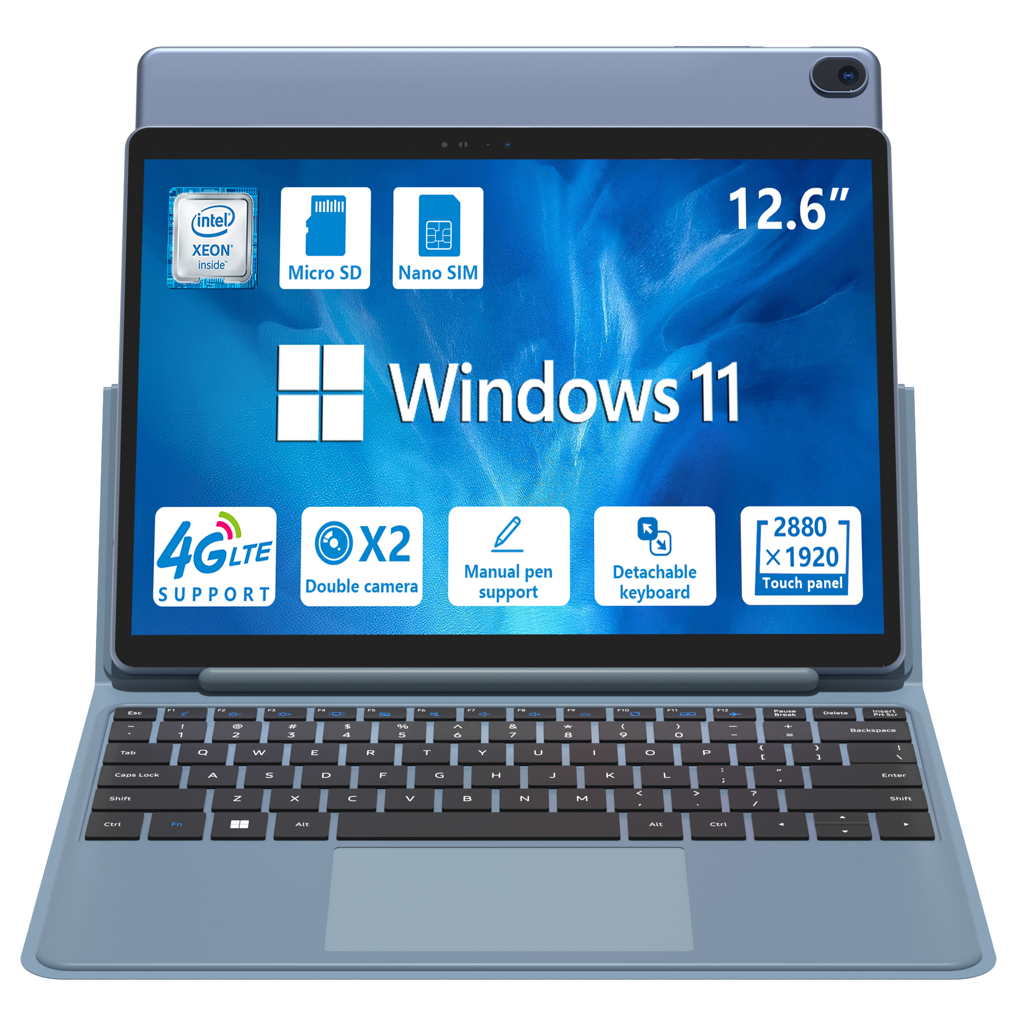 12.6 Inch IPS Touch Screen WiF - огляд і ціна Pc Gaming Keyboard